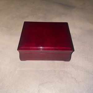 Small wooden jewelry box